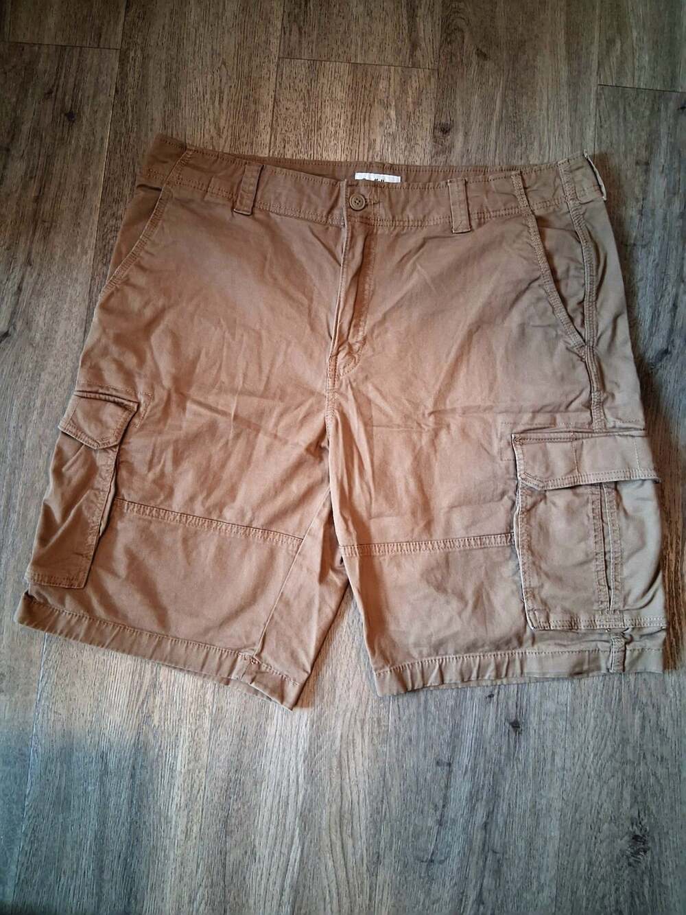 Goodfellow & Co Cargo Shorts Size 38 Brown Cotton Blend